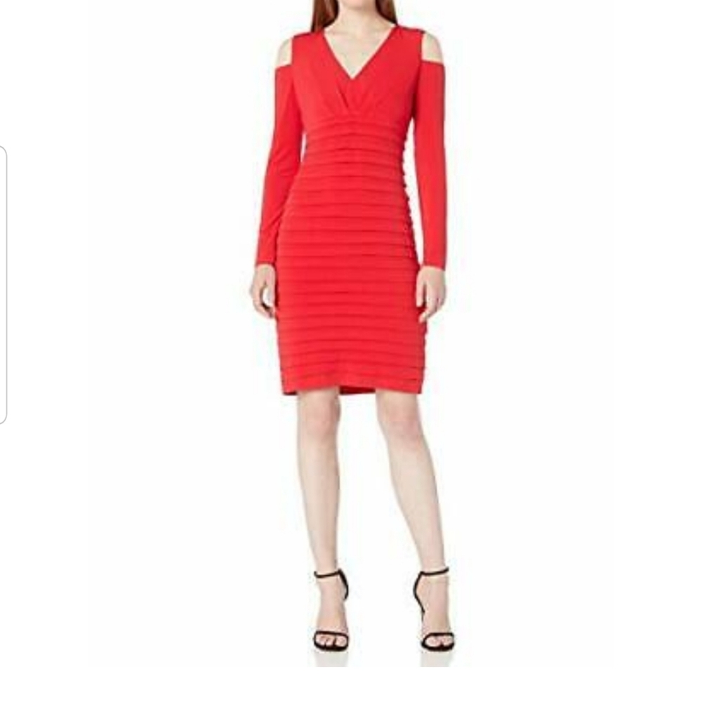 NWT London Times Cold Shoulder Dress